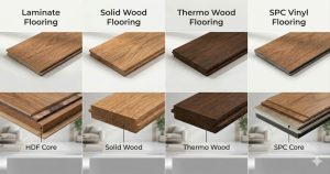 Các loại thi công sàn gỗ