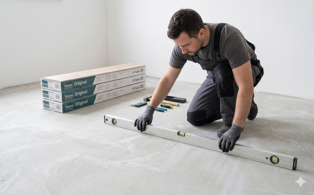 Kiểm Tra Độ Phẳng Của Nền Bê Tông