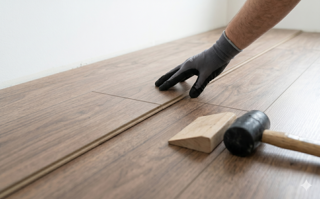 dịch vụ trong quy trình thi công sàn gỗ