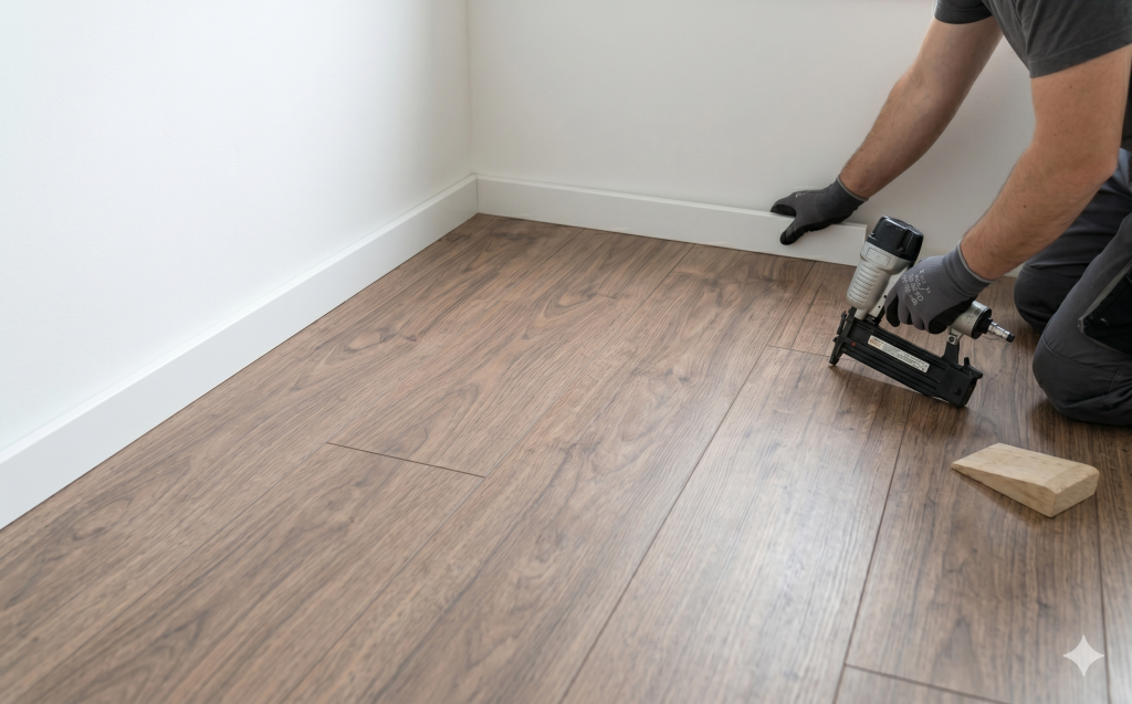 quy trình thi công sàn gỗ tại nhà