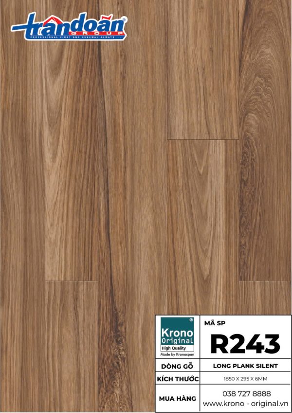 Sàn gỗ Krono Original Long Plank Silent R243