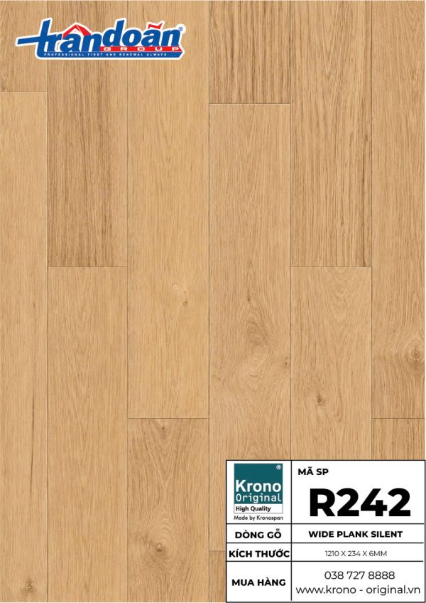 Sàn gỗ Krono Original Wide Plank Silent R242