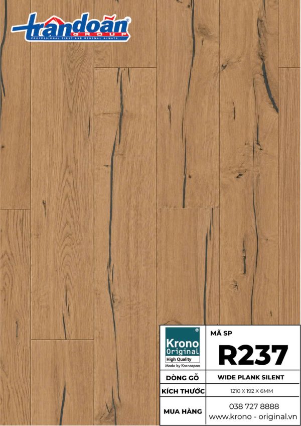 Sàn gỗ Krono Original Wide Plank Silent R237
