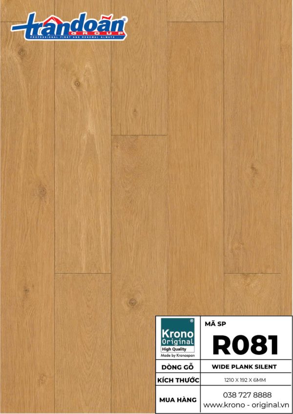 Sàn gỗ Krono Original Wide Plank Silent R081