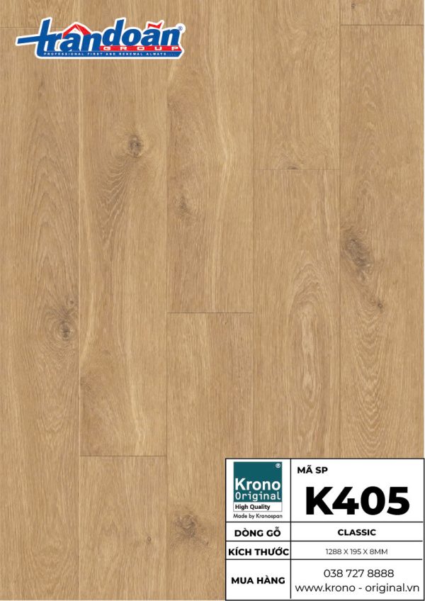 Sàn gỗ Krono Original Classic K405